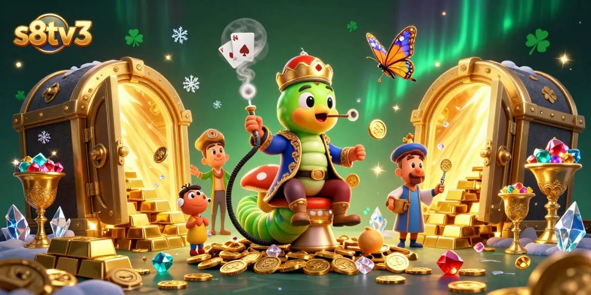 Win big with s8tv3's extraordinary online casino experience featuring a magical caterpillar master.