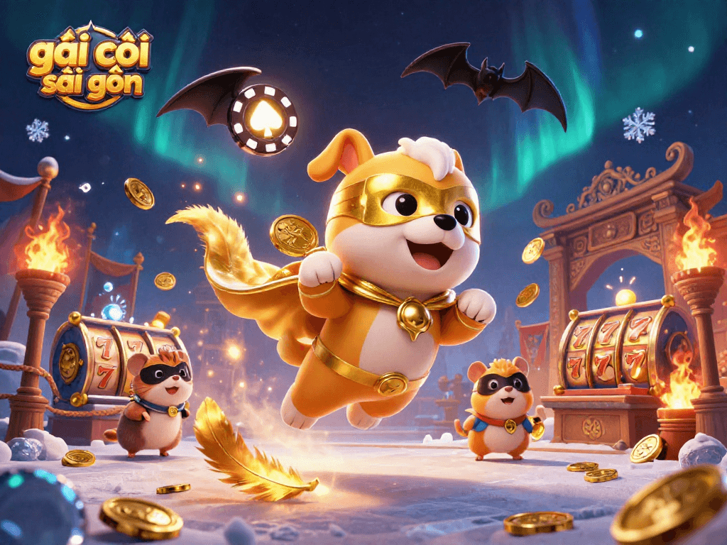 Engage with gái gọi sài gòn through this vibrant illustration showcasing a dynamic superhero theme in a casino setting.