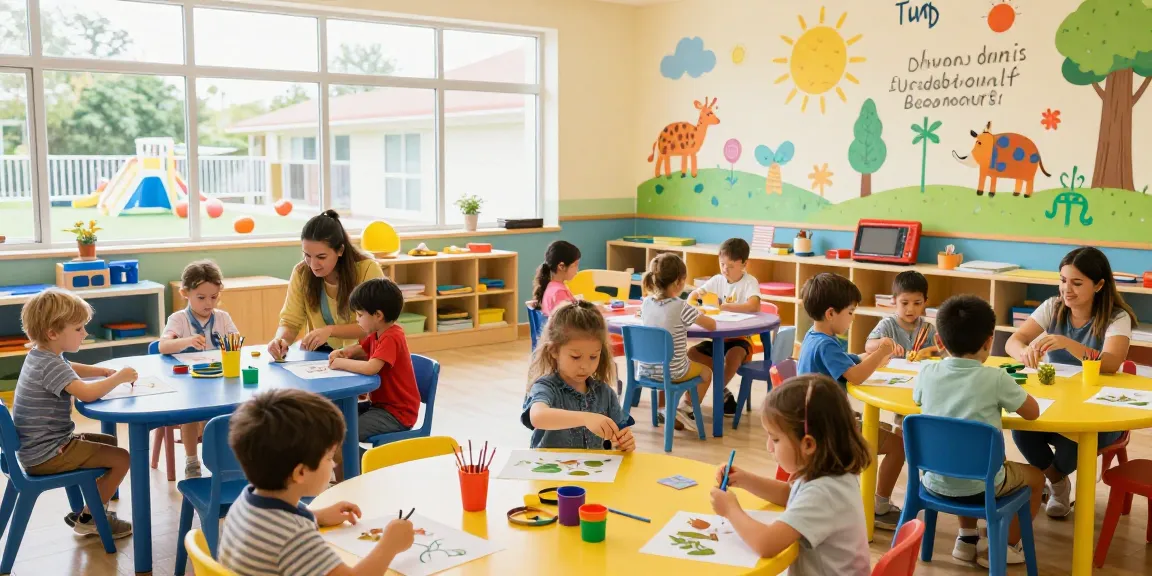 Engaged children in a Reggio Emilia Preschool Singapore exploring creativity and culture.