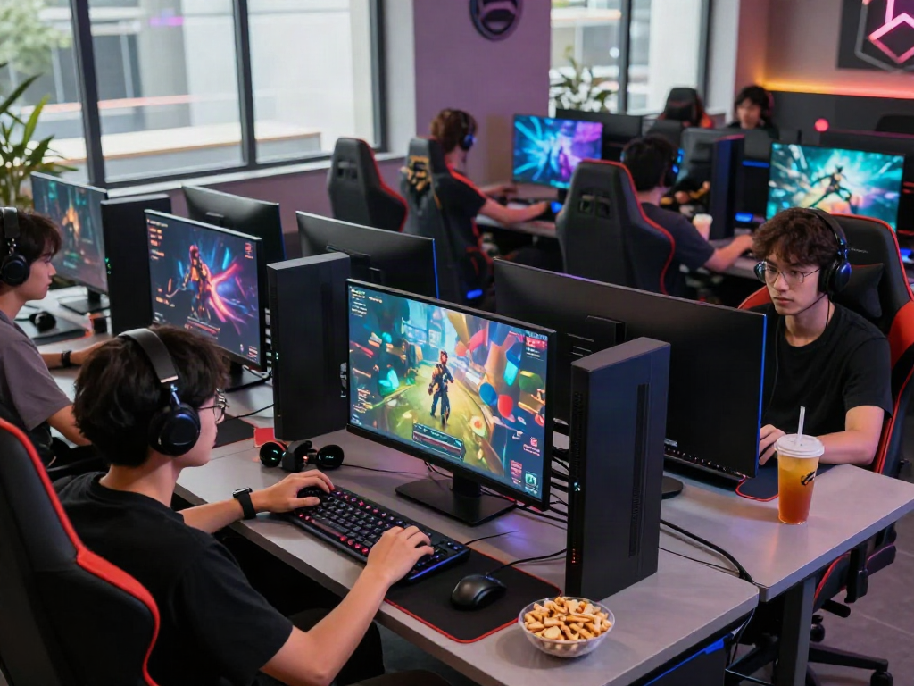 Bro138 gaming experience featuring diverse players engaged in vibrant online gaming.