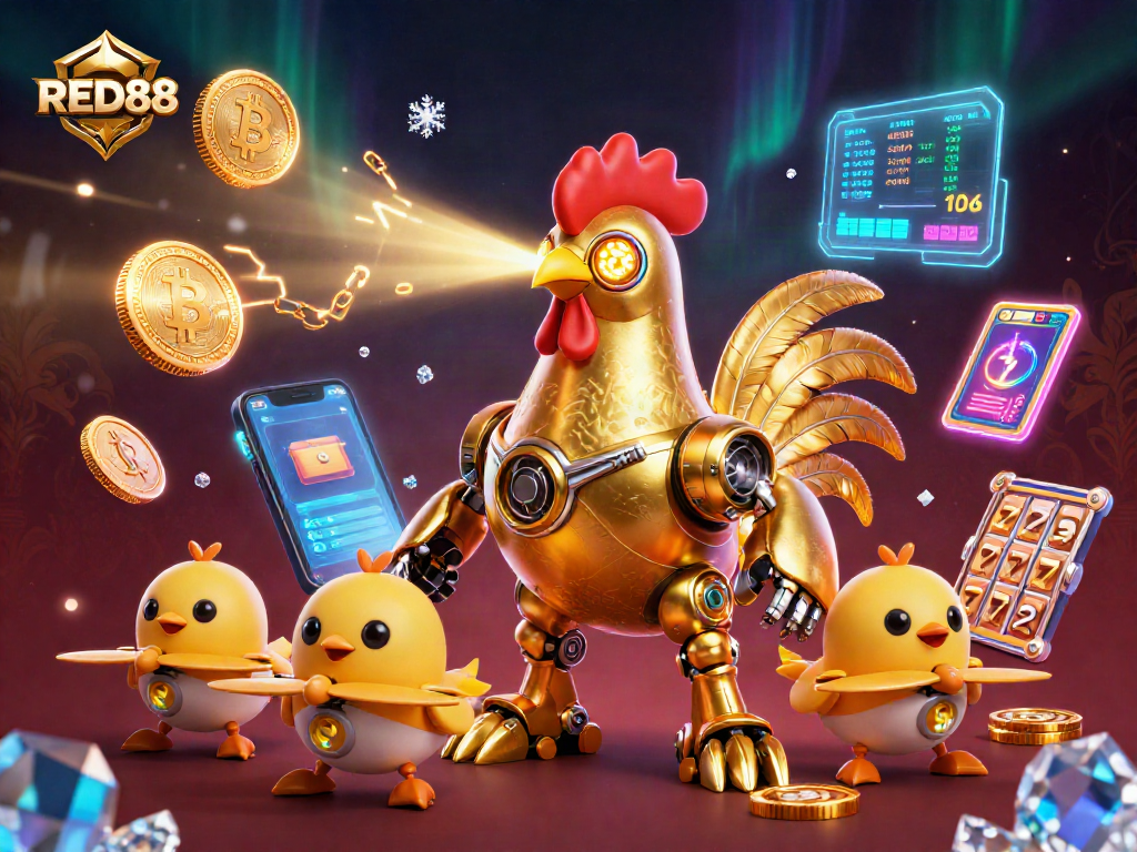 Bet on RED88 and enjoy ultra-detailed 3D casino excitement with laser-engraved patterns and crypto elements.