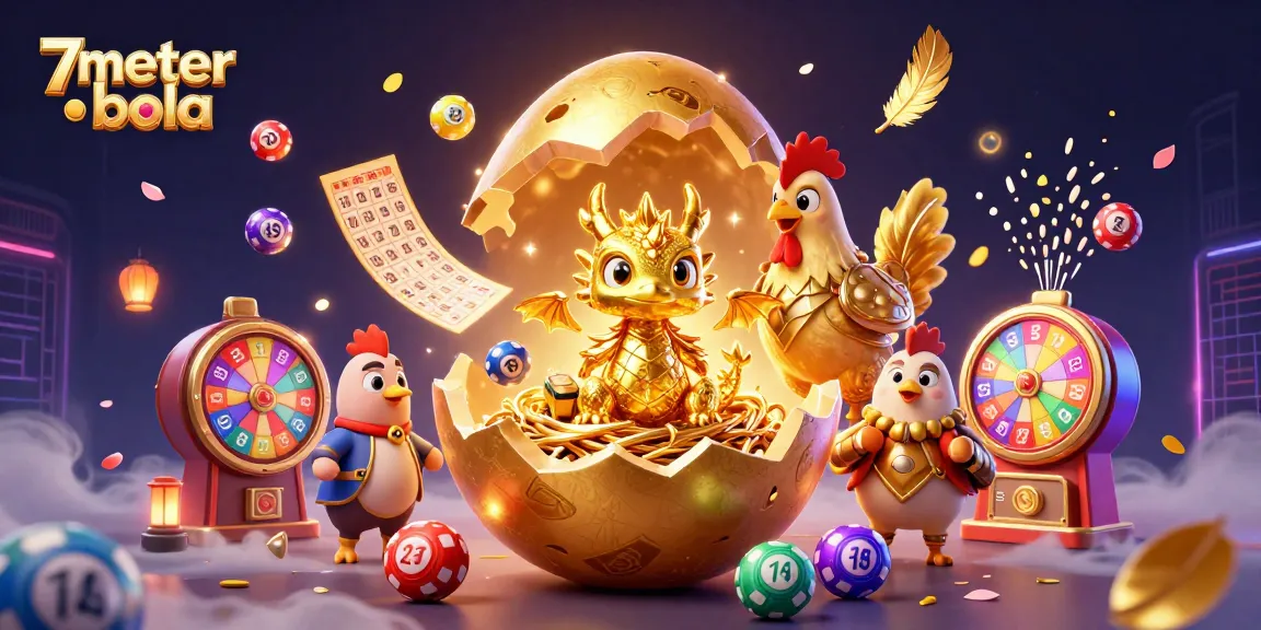 Experience the excitement of 7meter bola with this vibrant casino-themed illustration featuring dynamic games and a playful dragon.
