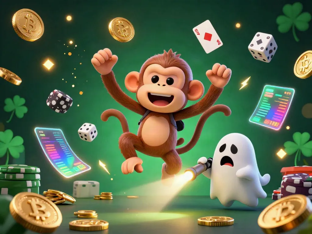 Experience the thrilling excitement at Zowin with a lively ghostly scene in a casino.