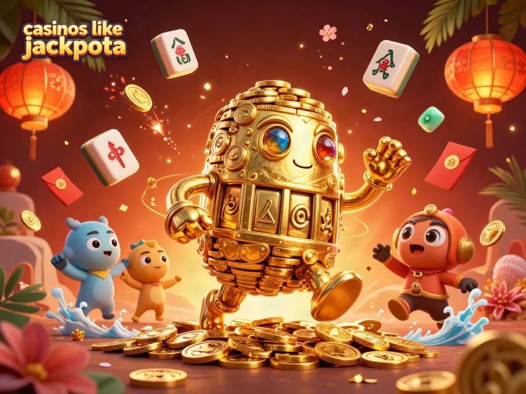 Experience thrilling gameplay at casinos like Jackpota with a captivating golem and dazzling visuals.