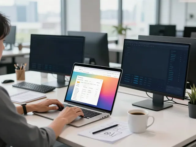 Professional analyzing analytics as they get redirected here in a modern workspace.