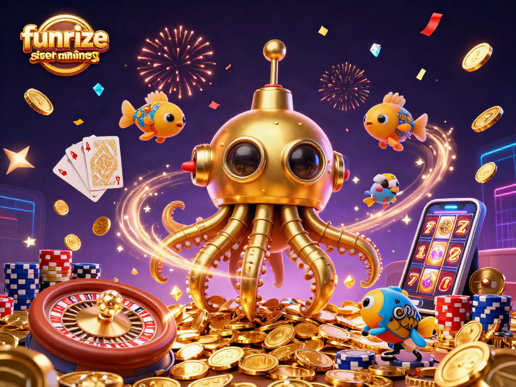 Experience the excitement of funrize sister casinos real money with a vibrant 3D illustration.