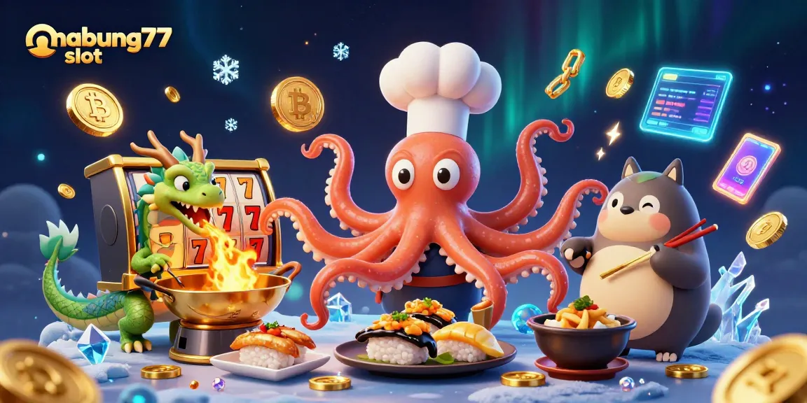 Play the nabung77 slot with vibrant characters in an action-packed casino adventure.