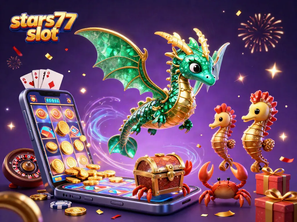 Menangkan permainan slots di stars77 slot dengan grafis yang menarik dan efek visual yang menakjubkan.