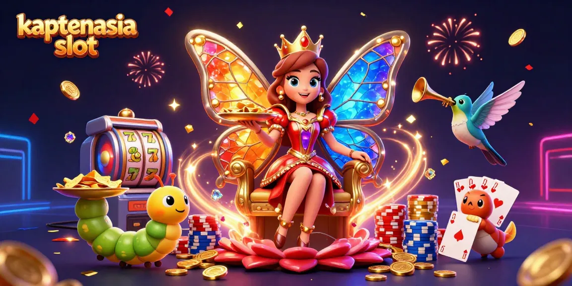 Gandakan keseruan bermain di kaptenasia slot dengan ilustrasi kasino berwarna-warni yang mengesankan.
